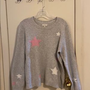 Grey star detail sweater
